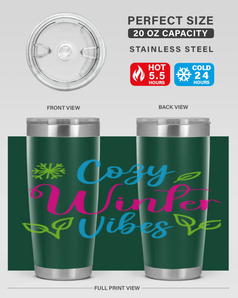 Cozy Winter Vibes 73#- winter- Tumbler