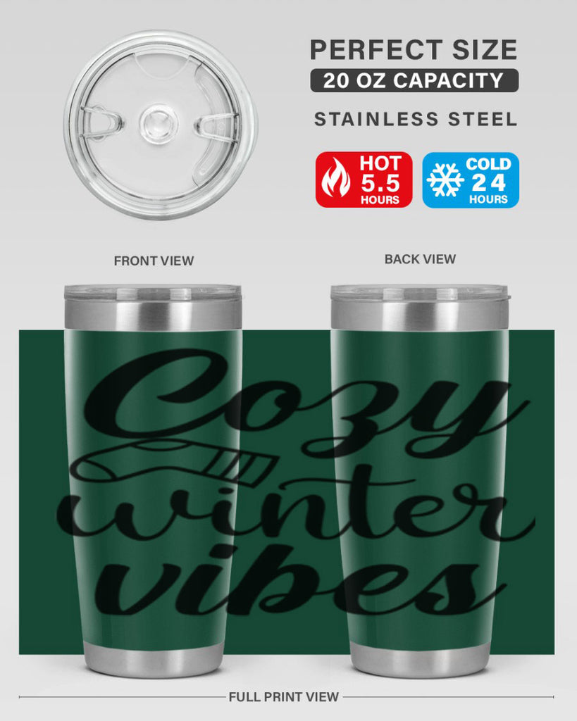 Cozy Winter Vibes 82#- winter- Tumbler