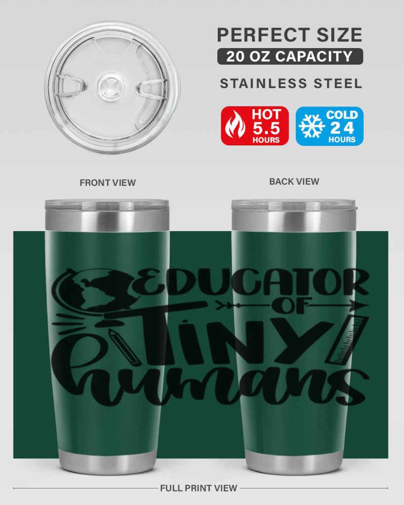 Educator Of Tiny Humans Style 75#- teacher- tumbler