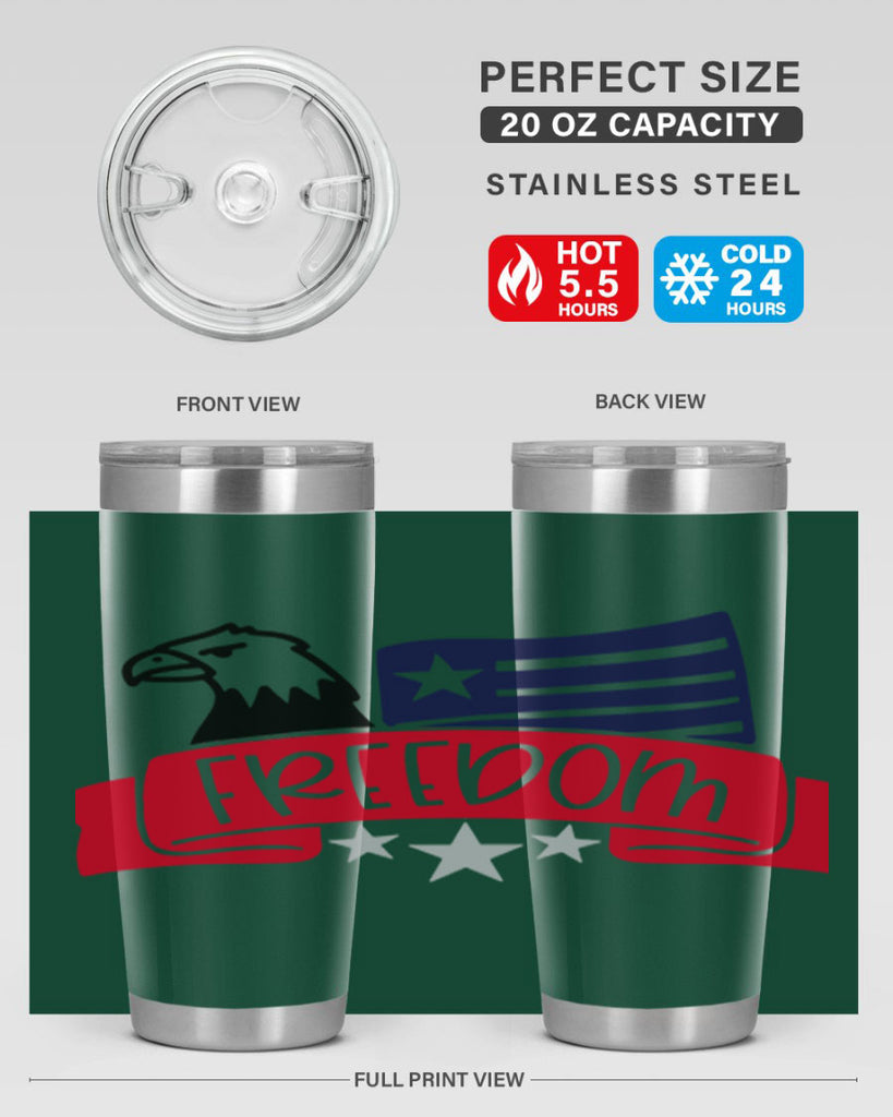 Freedom Style 147#- Fourt Of July- Tumbler