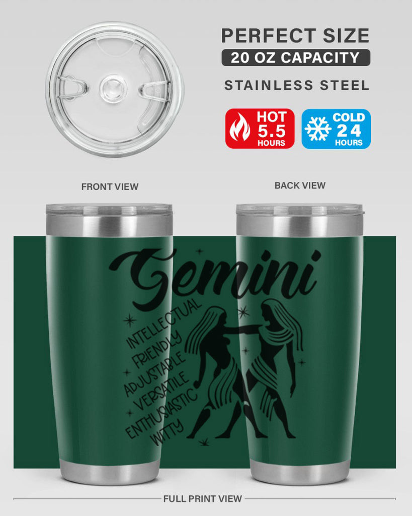 Gemini 223#- zodiac- Tumbler