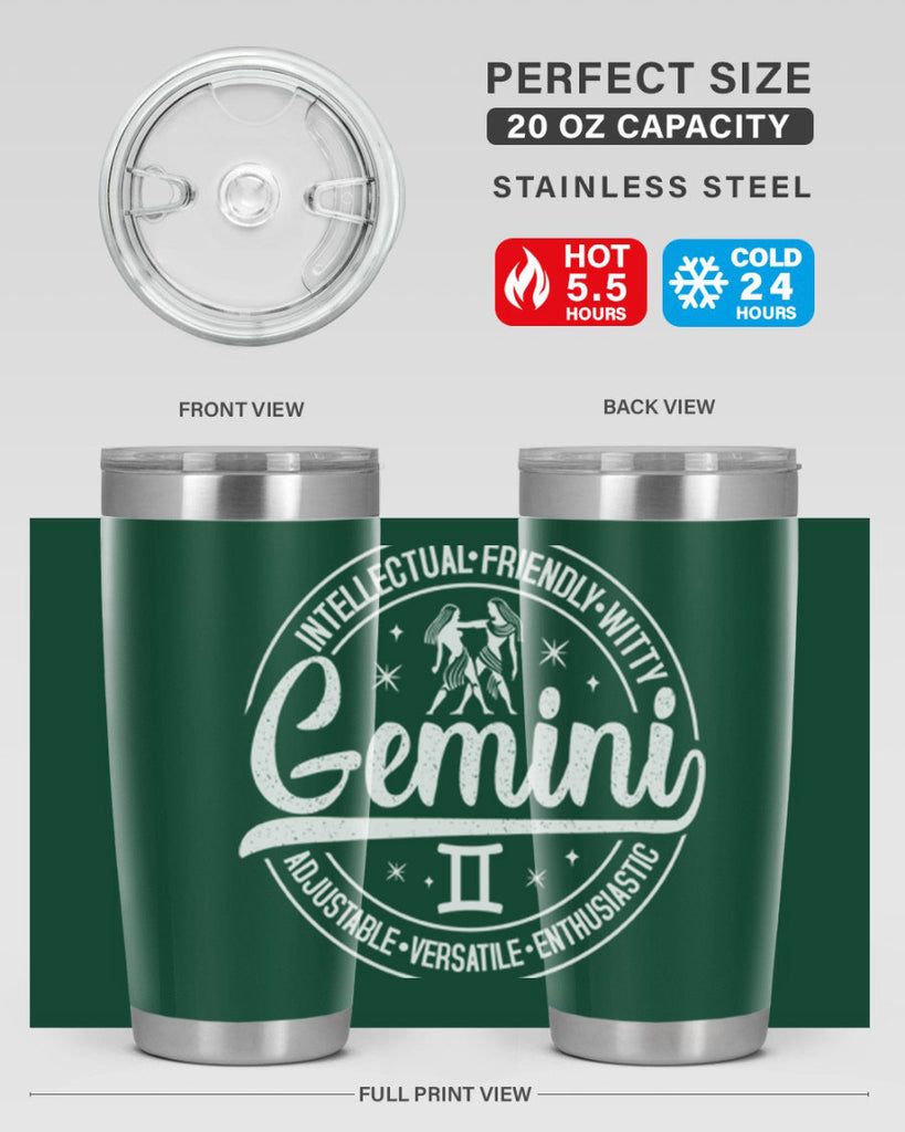 Gemini 226#- zodiac- Tumbler