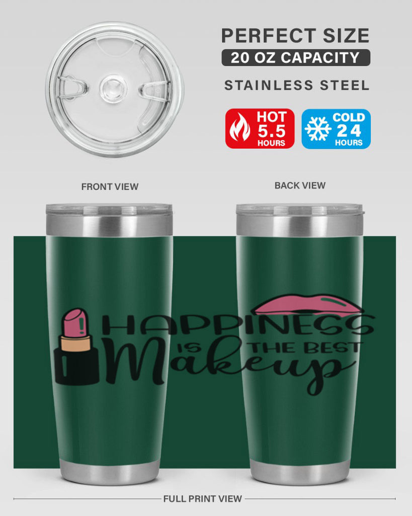 Happiness Is The Best Makeup Style 93#- make up- Tumbler