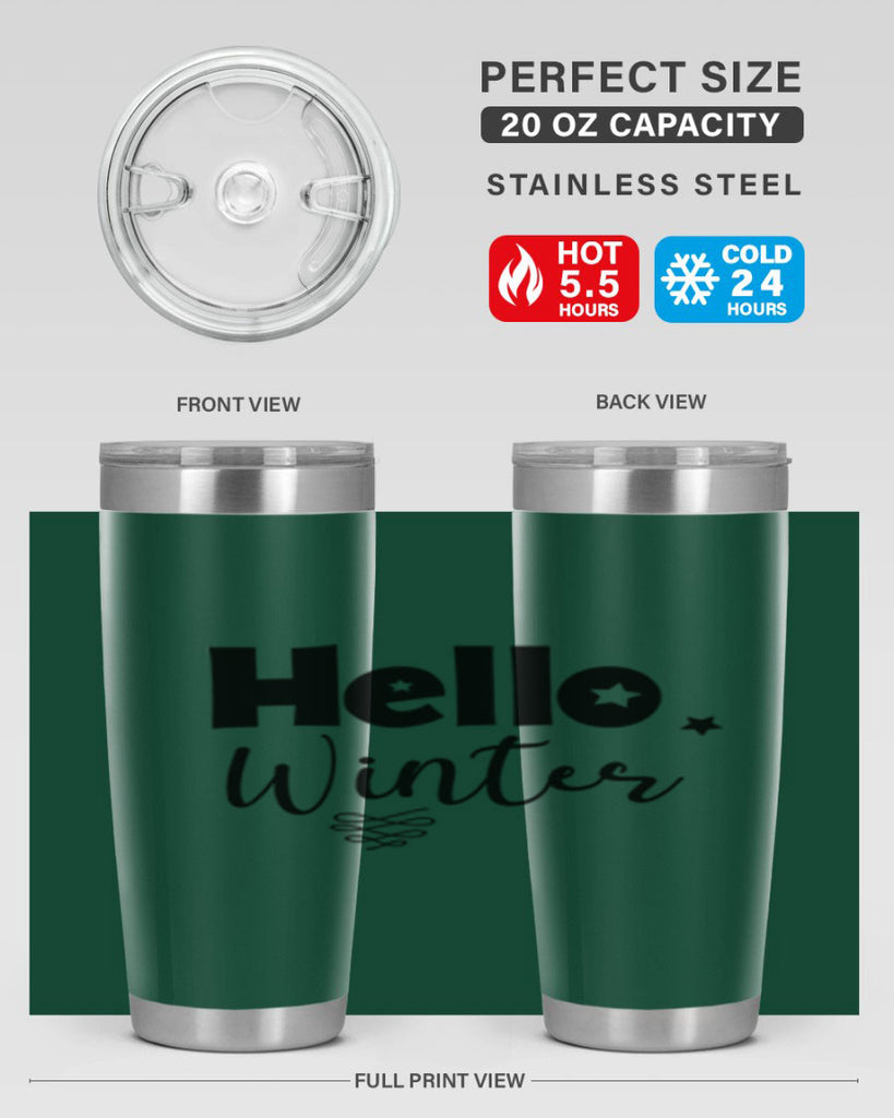 Hello Winter 170#- winter- Tumbler