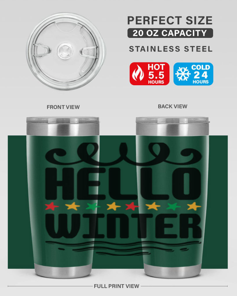 Hello Winter 185#- winter- Tumbler
