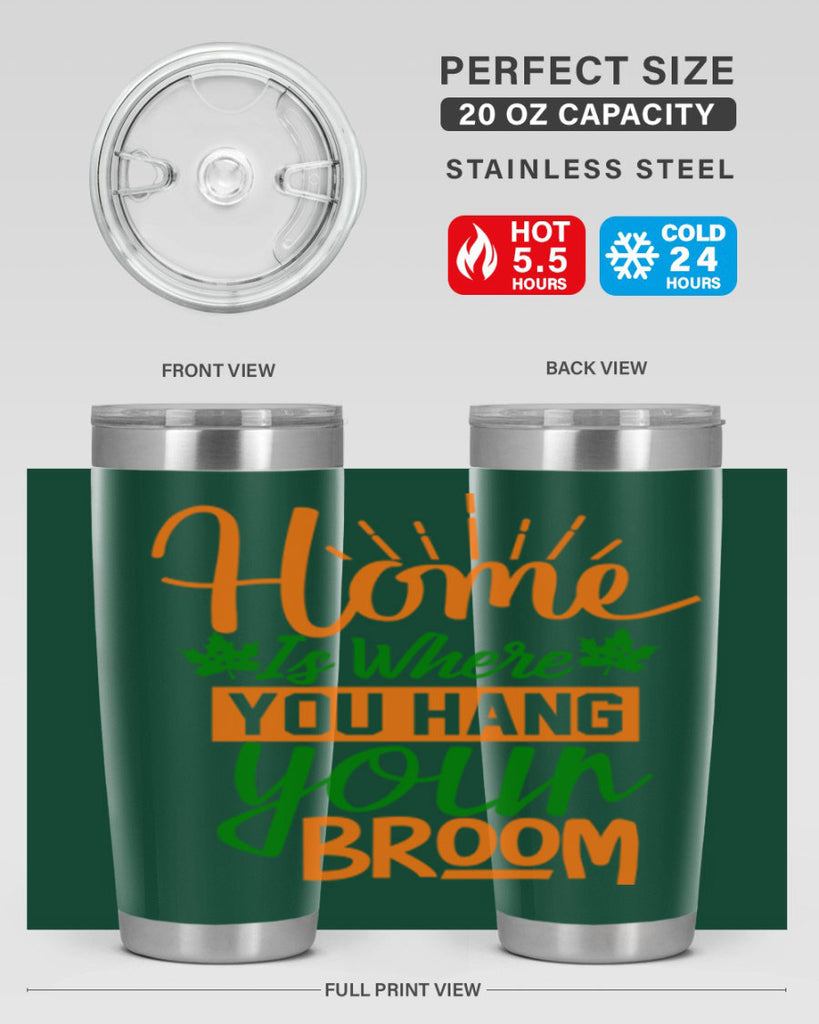 Home is Where You Hang Your Broom 314#- fall- Tumbler