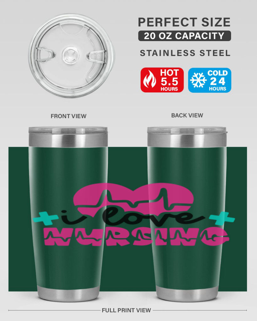 I Love Nursing Style Style 170#- nurse- tumbler