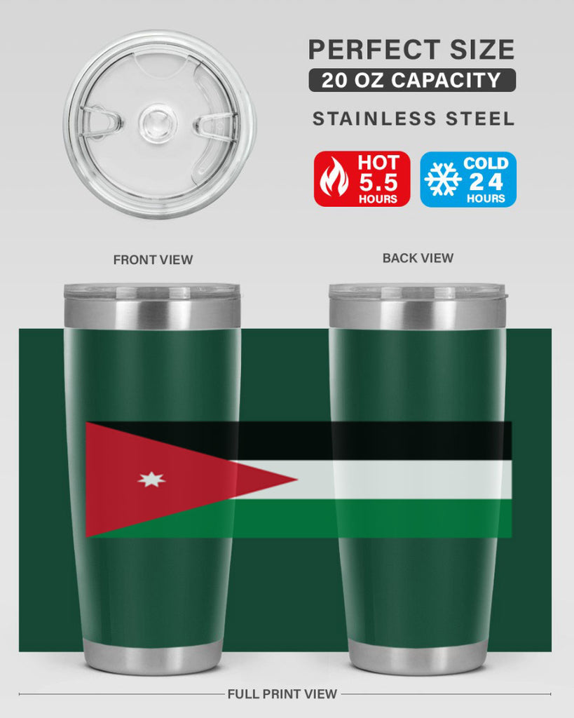 Jordan 112#- world flags- Tumbler
