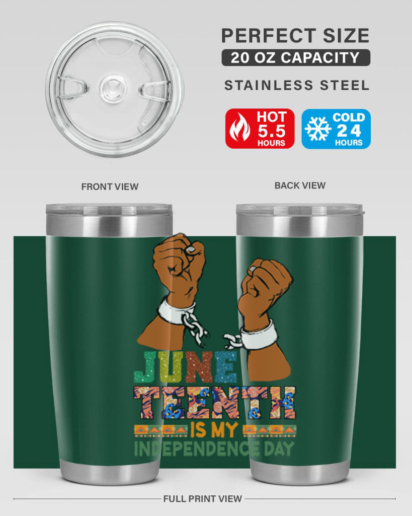 Juneteenth Is My Independence Day Png 29#- Juneteenth- tumbler