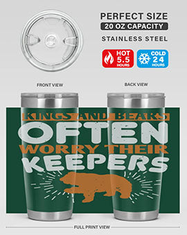 Kings and Bears often worry their Keepers 66#- Bears- Tumbler