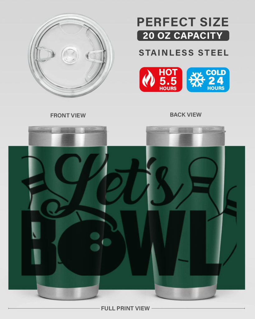 Lets bowl 929#- bowlig- Tumbler