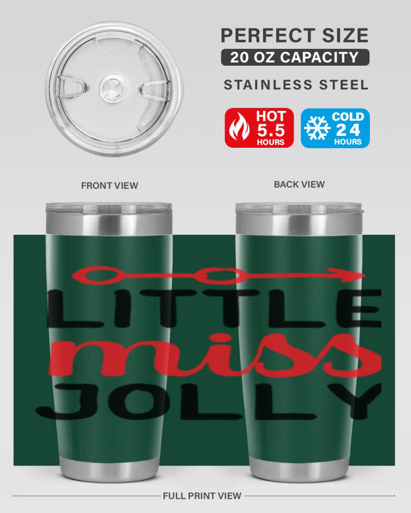 Little miss jolly 306#- winter- Tumbler