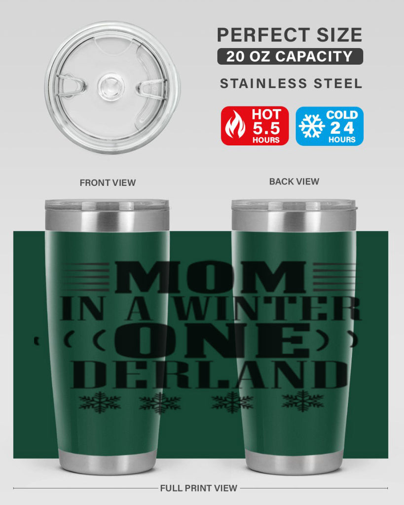 MOM IN A WINTER ONE DERLAND 322#- winter- Tumbler