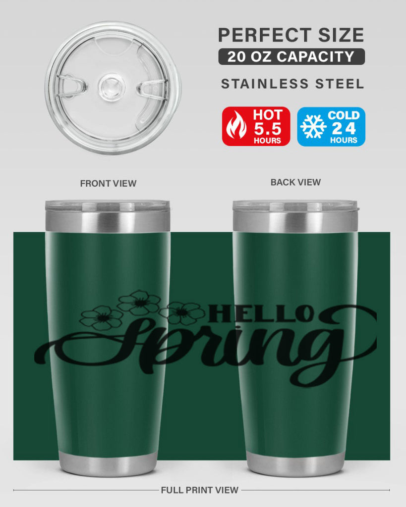 PNG_Hello Spring393#- spring- Tumbler