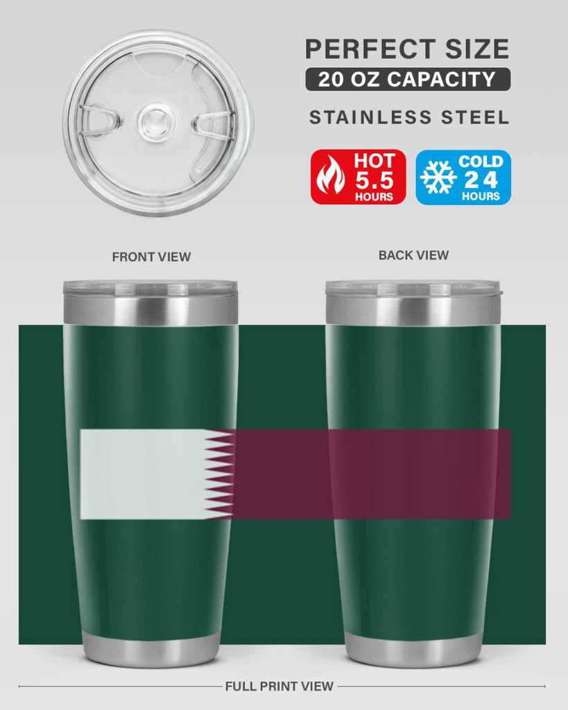 Qatar 56#- world flags- Tumbler