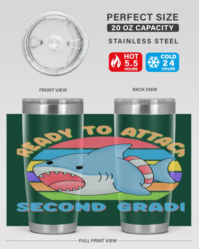 Ready to Attack 2nd Grade 19#- second grade- Tumbler