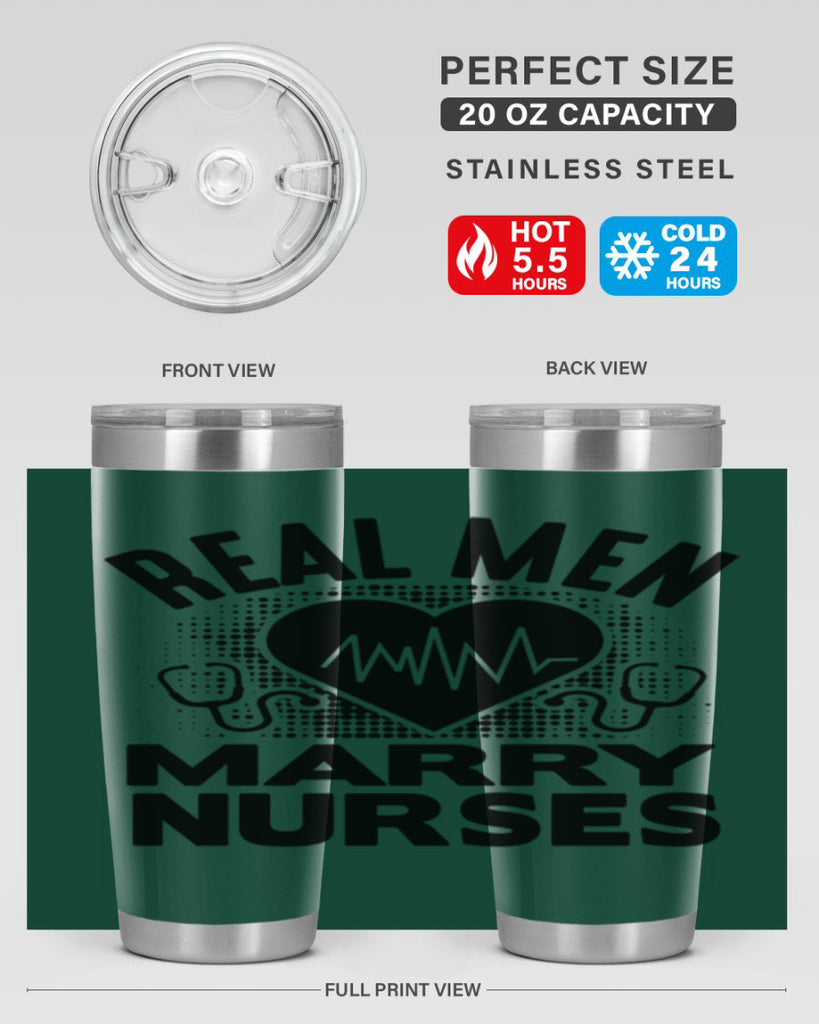 Real men Style 253#- nurse- tumbler