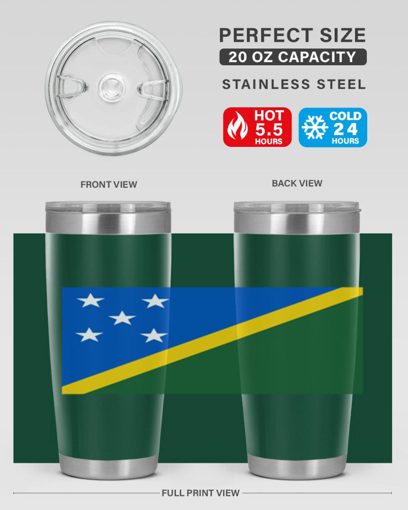 Solomon Islands 38#- world flags- Tumbler