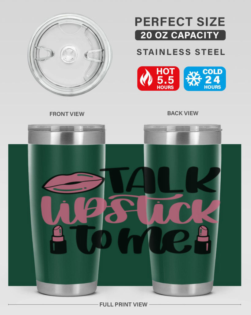 Talk Lipstick To Me Style 15#- make up- Tumbler