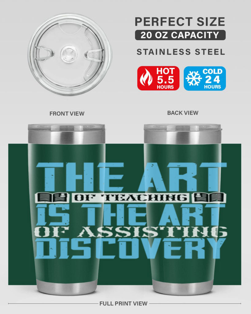 The art of teaching is the art of assisting discovery Style 15#- coaching- tumbler