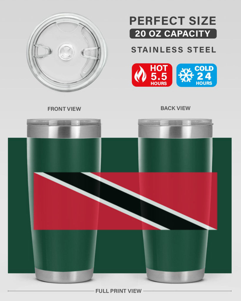 Trinidad and Tobago 19#- world flags- Tumbler