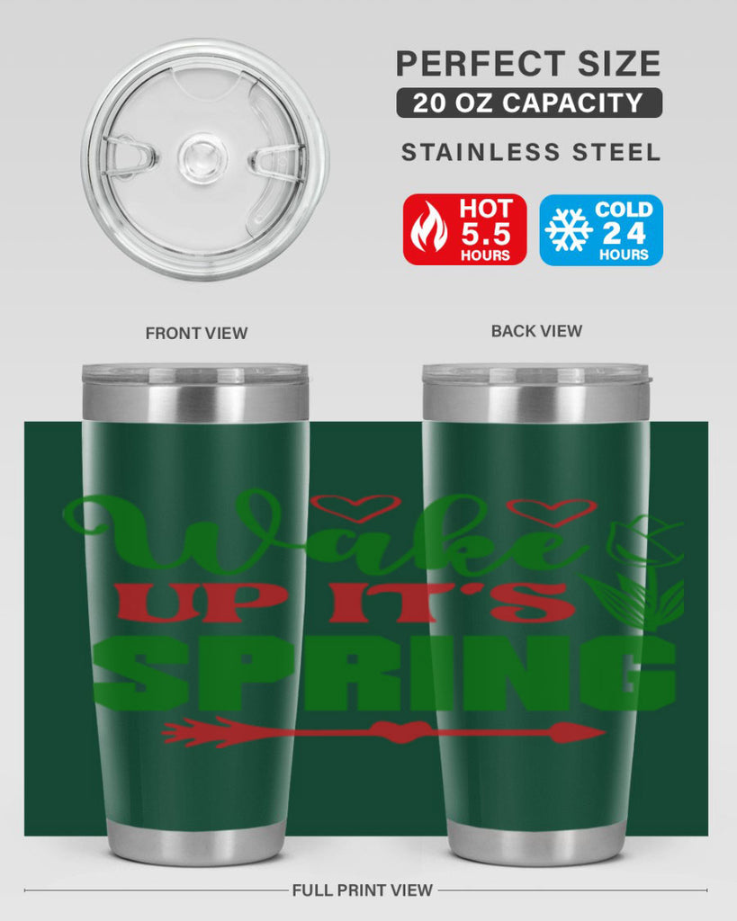 Wake Up Its Spring 562#- spring- Tumbler