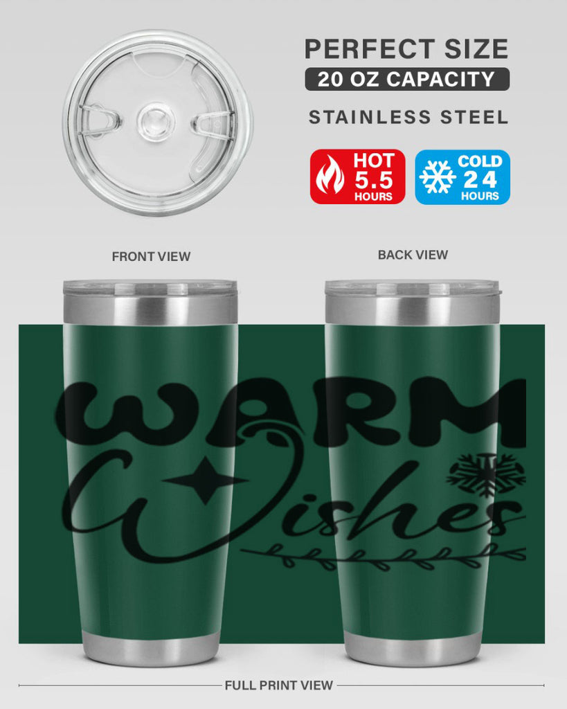 Warm wishes 467#- winter- Tumbler