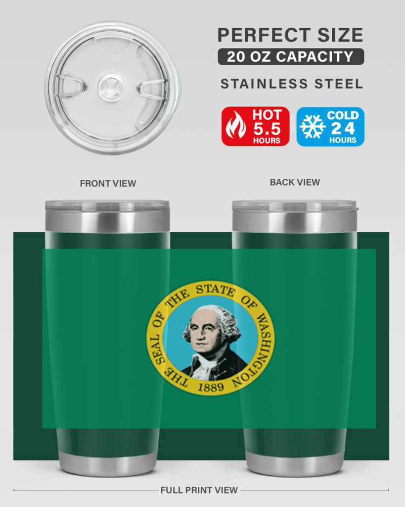 Washington 4#- stateflags- Tumbler