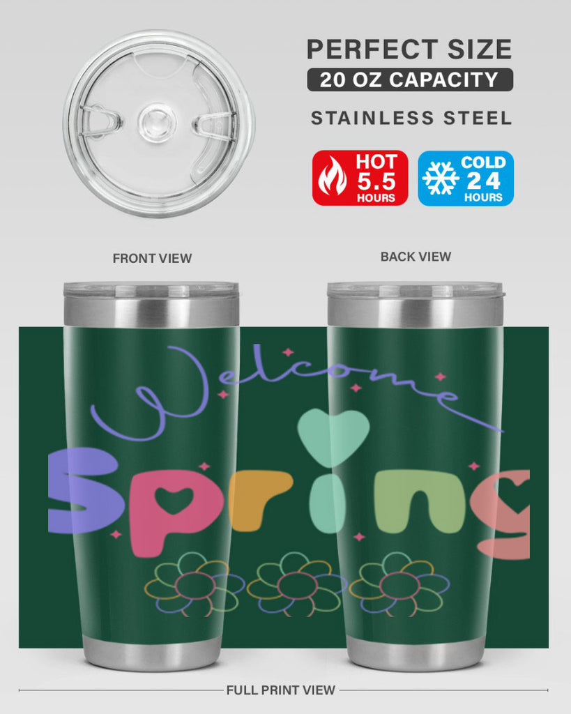 Welcome Spring583#- spring- Tumbler
