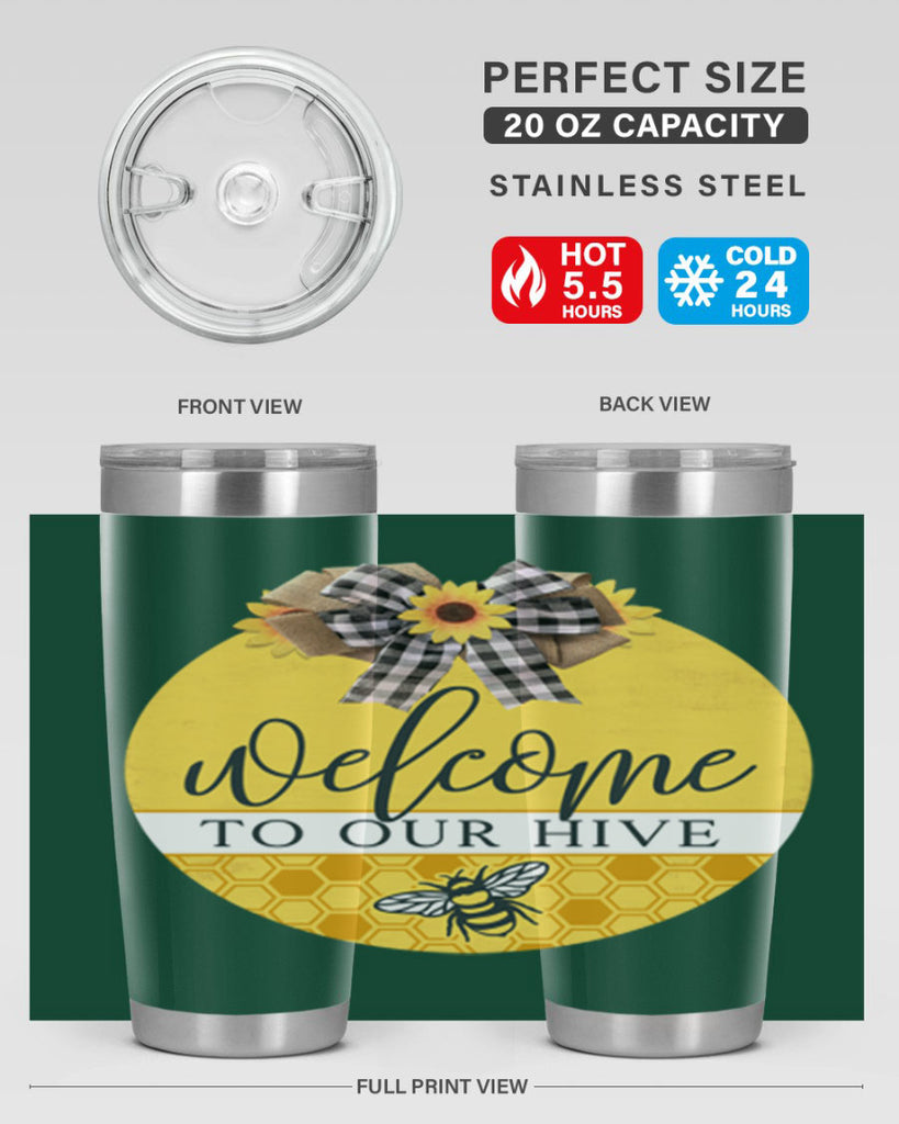 Welcome to our Hive complete yellow Mockup589#- spring- Tumbler