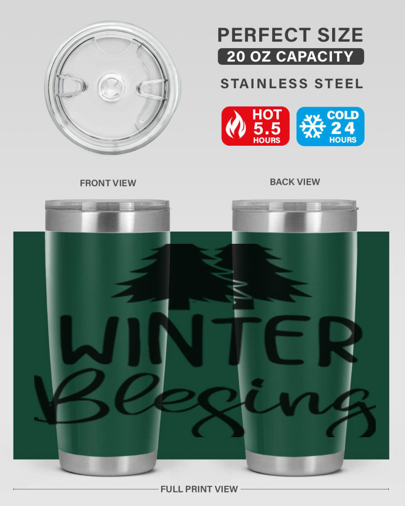 Winter Blesing483#- winter- Tumbler