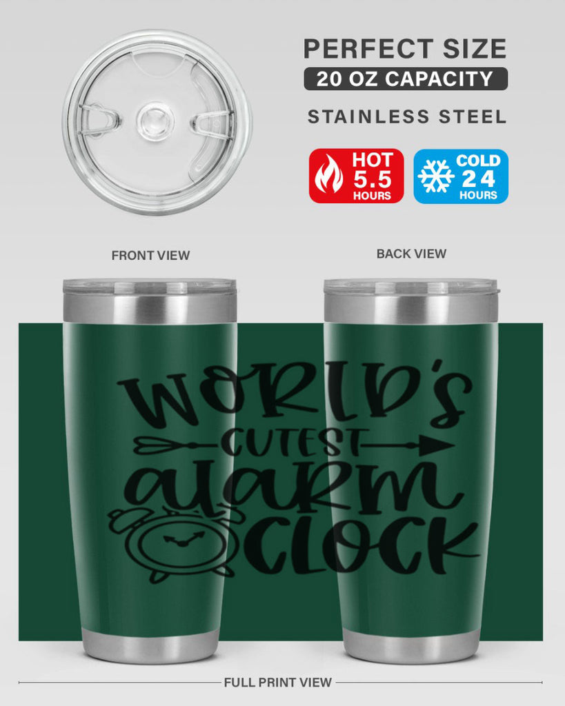 Worlds Cutest Alarm Clock Style 14#- baby- tumbler