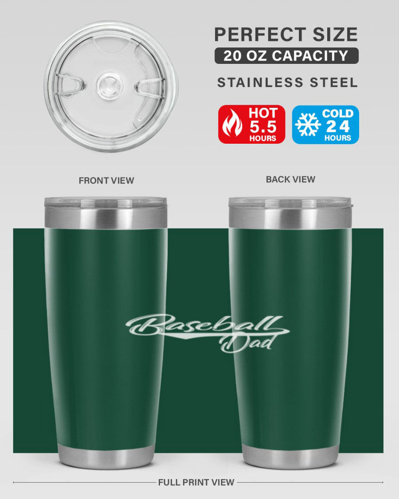 baseball dadk 49#- dad- Tumbler
