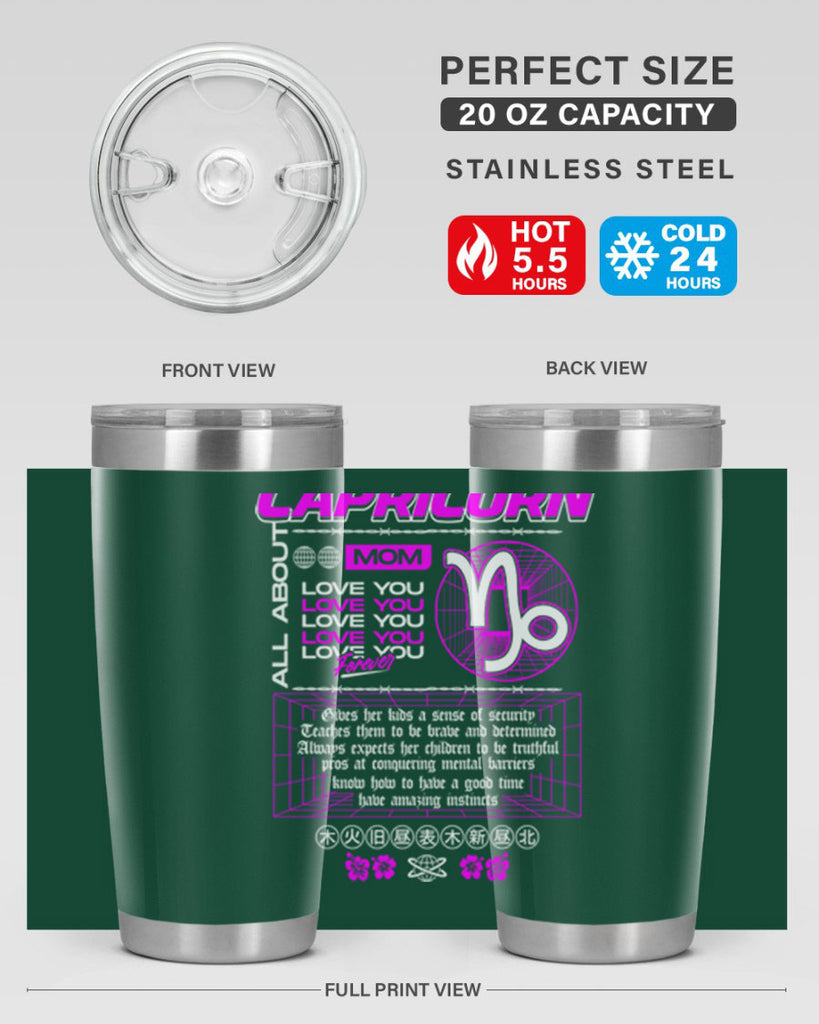 capricorn 208#- zodiac- Tumbler