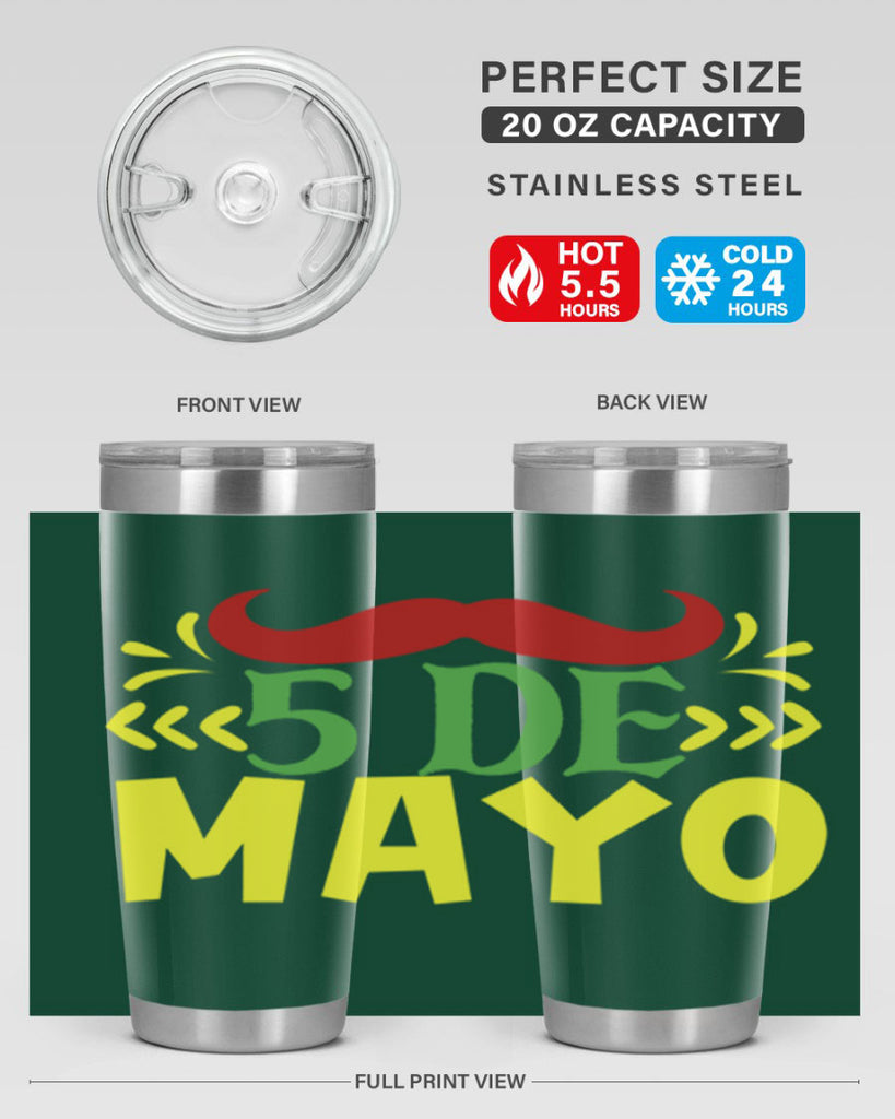 de mayo 5#- cinco de mayo- Tumbler
