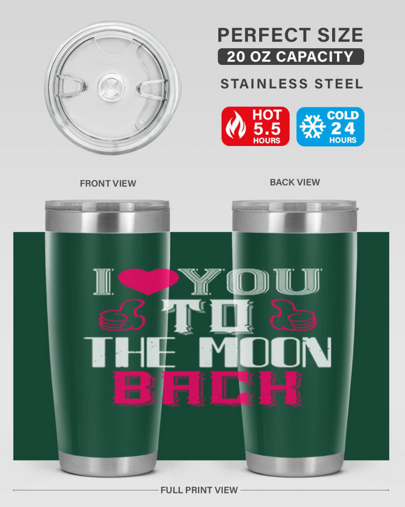 ilove you to the moon beach 49#- valentines day- Tumbler