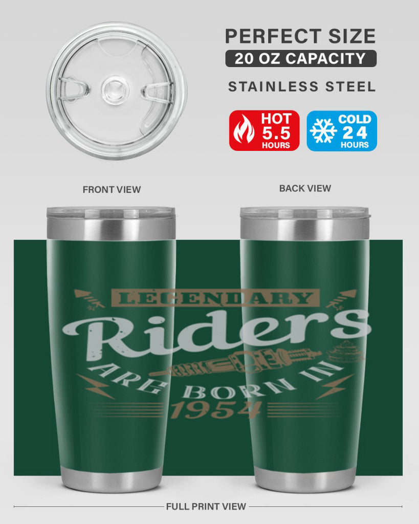 legendary riders are born in Style 60#- birthday- tumbler