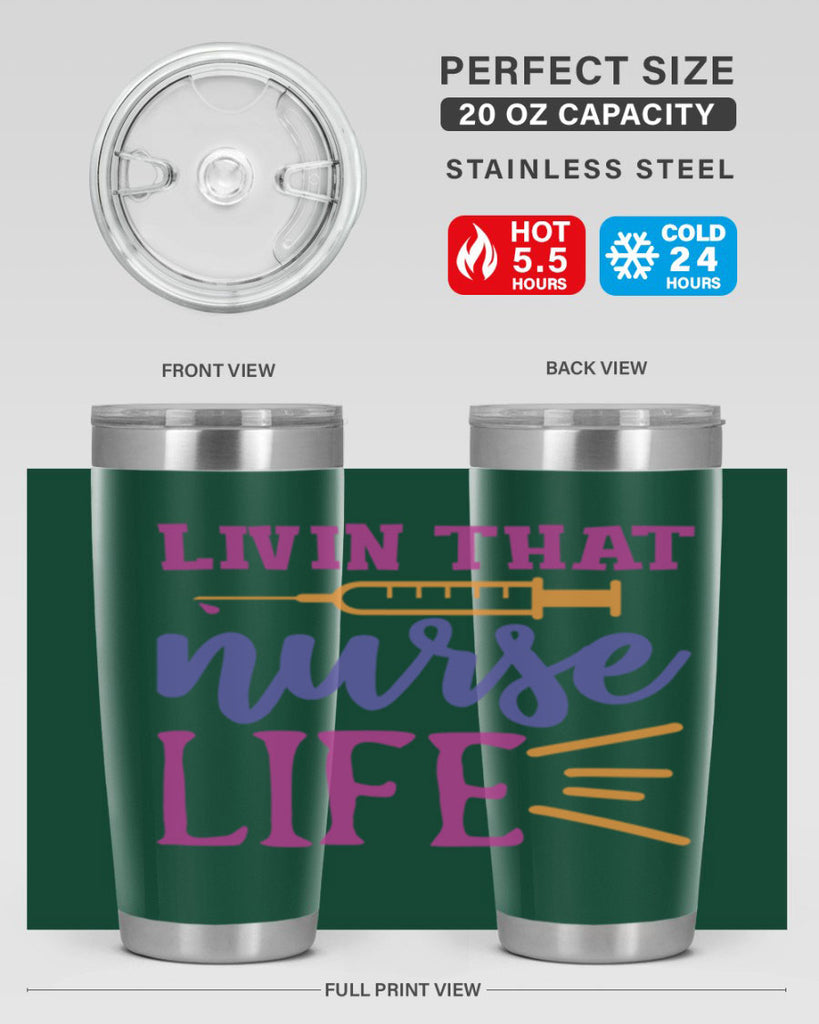 livin that nurse life Style Style 138#- nurse- tumbler