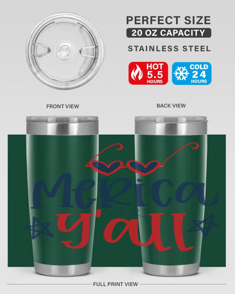 merica y all Style 82#- Fourt Of July- Tumbler