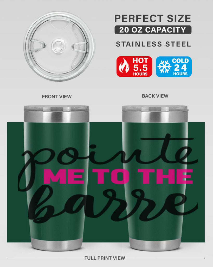 pointe me to the barre 68#- ballet- Tumbler