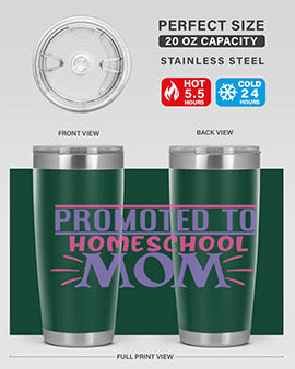 promoted to homeschool mom Style 49#- corona virus- Tumbler