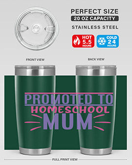 promoted to homeschool mum Style 48#- corona virus- Tumbler