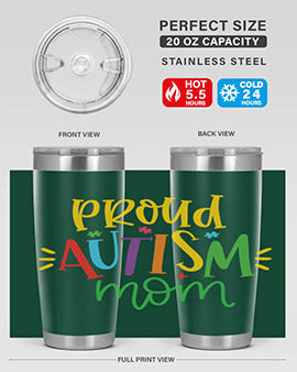 proud autism mom Style 35#- autism- Tumbler