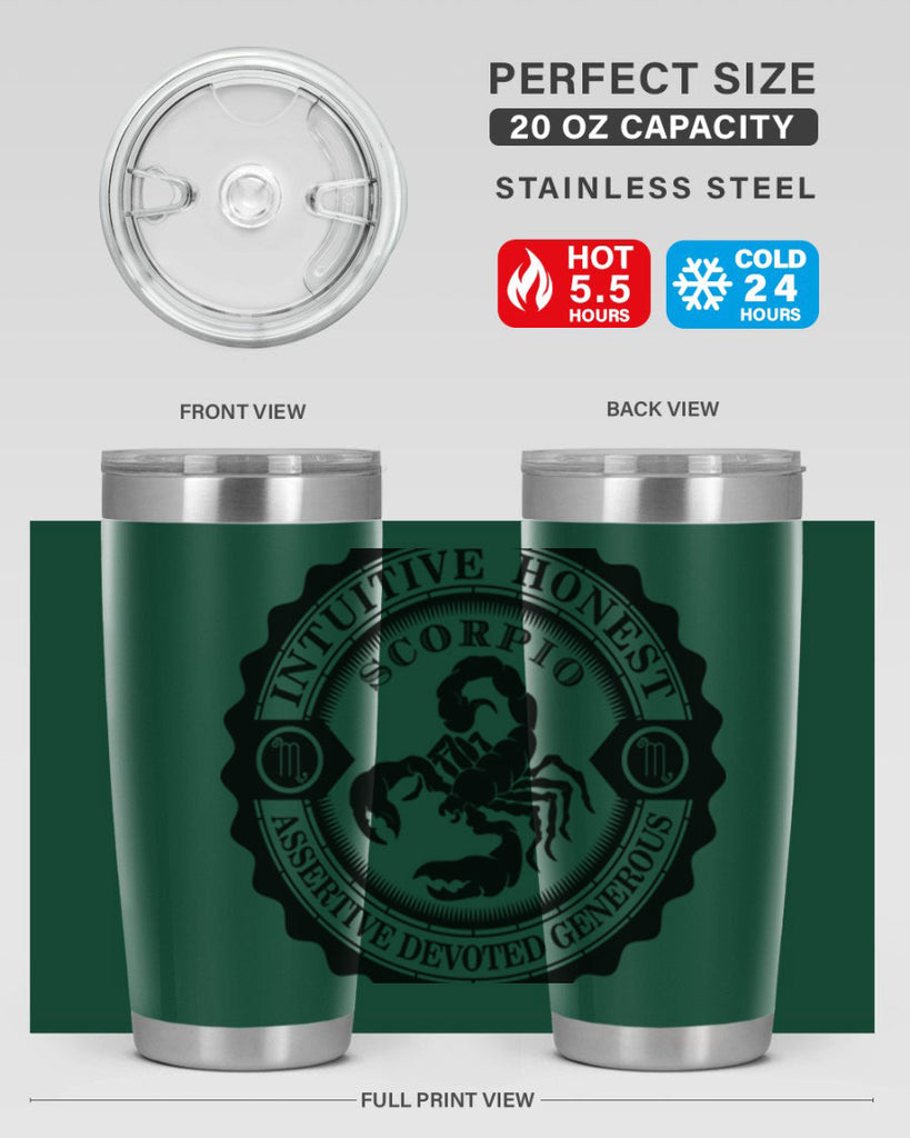 scorpio 31#- zodiac- Tumbler