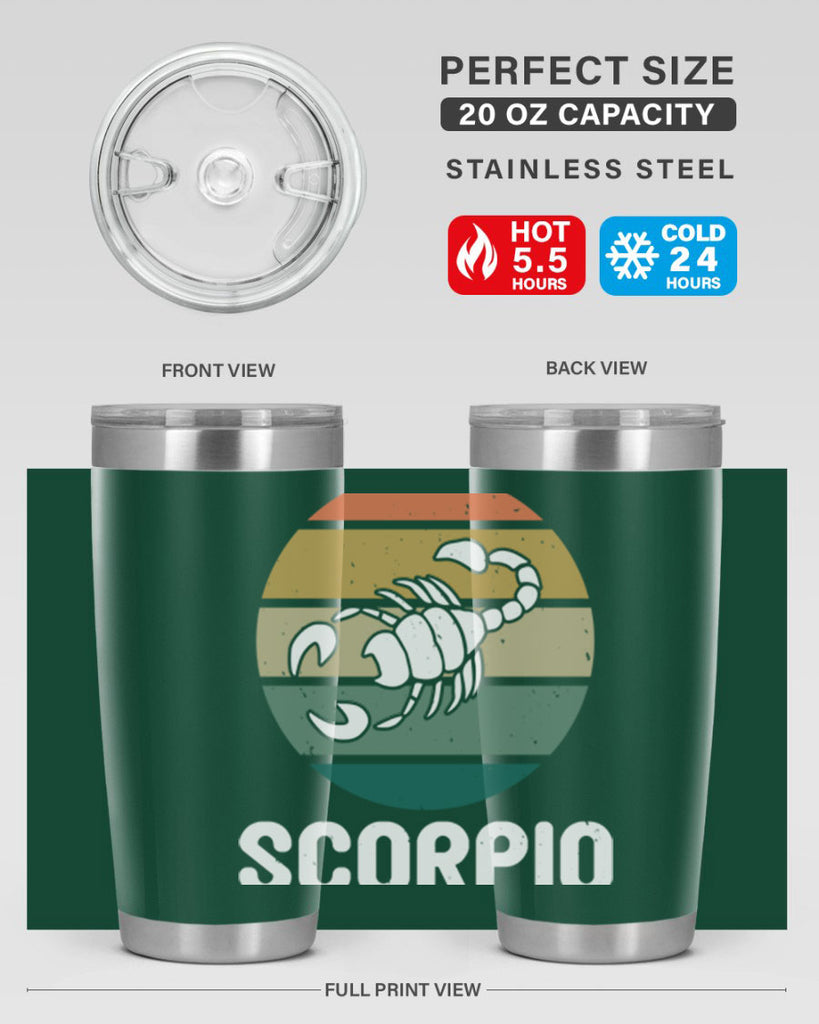 scorpio 451#- zodiac- Tumbler