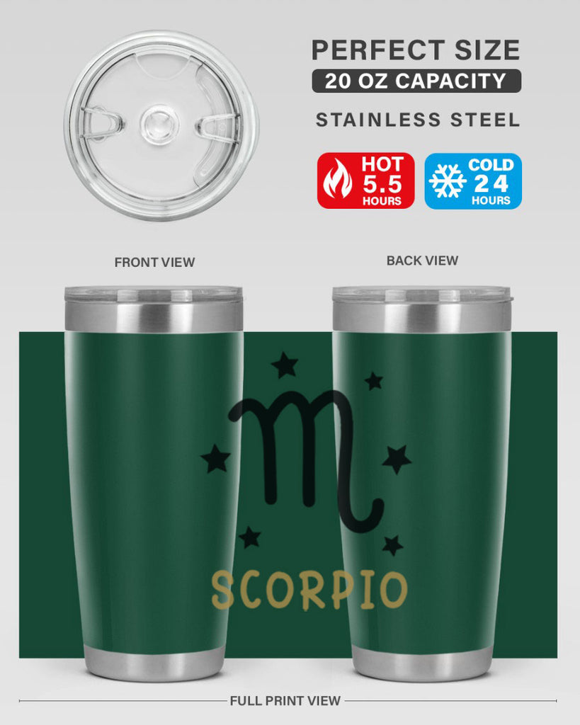 scorpio 455#- zodiac- Tumbler
