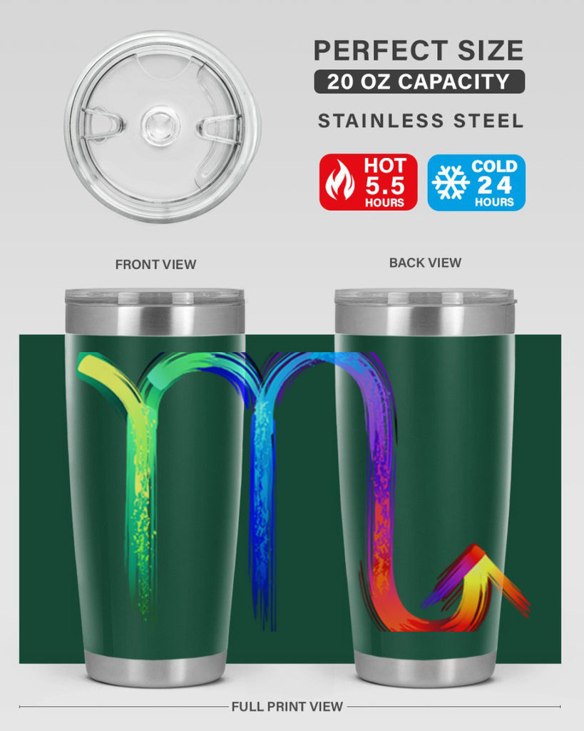scorpio n 464#- zodiac- Tumbler