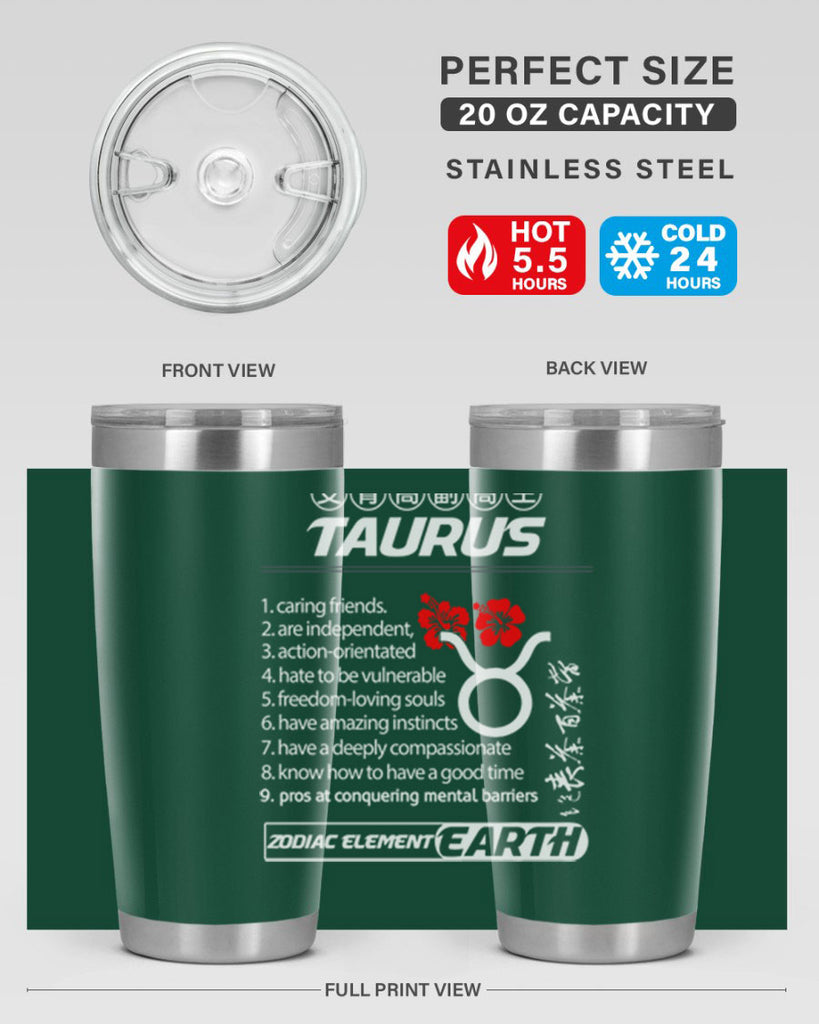taurus 518#- zodiac- Tumbler