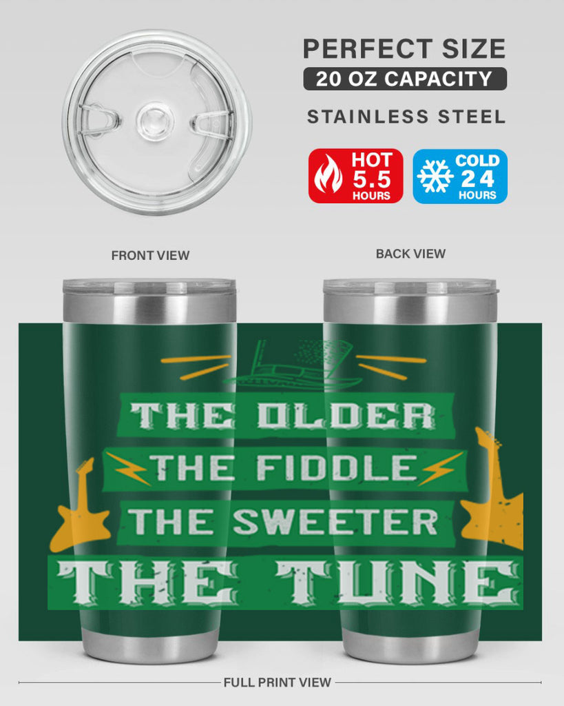the older the fiddle the sweetrt the tune Style 9#- St Patricks Day- Tumbler