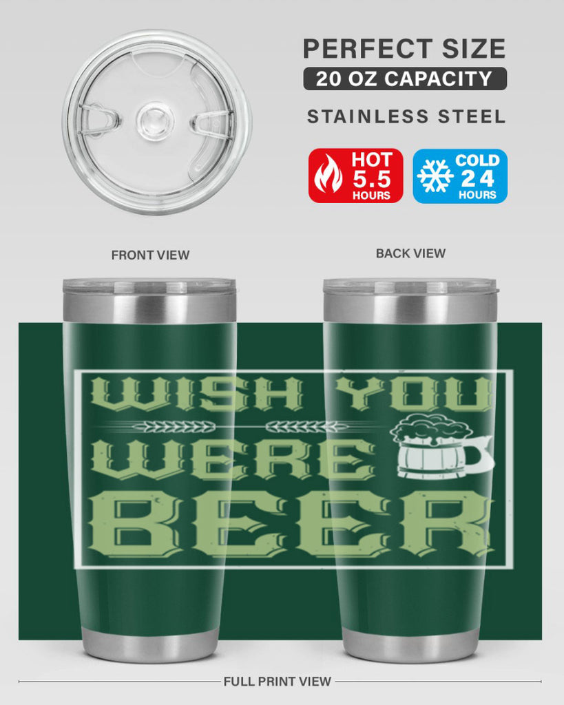 wish you were beer 2#- beer- Tumbler